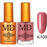 MD Nail Duo 2-in-1 Gel Polish 0.54 oz. + Nail Lacquer 0.54 oz. #K100