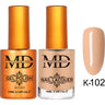 MD Nail Duo 2-in-1 Gel Polish 0.54 oz. + Nail Lacquer 0.54 oz. #K102