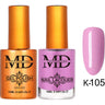 MD Nail Duo 2-in-1 Gel Polish 0.54 oz. + Nail Lacquer 0.54 oz. #K105
