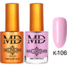 MD Nail Duo 2-in-1 Gel Polish 0.54 oz. + Nail Lacquer 0.54 oz. #K106
