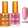 MD Nail Duo 2-in-1 Gel Polish 0.54 oz. + Nail Lacquer 0.54 oz. #K108
