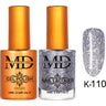 MD Nail Duo 2-in-1 Gel Polish 0.54 oz. + Nail Lacquer 0.54 oz. #K110