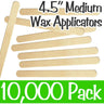 Medium Waxing Sticks - 4.5" Long x 3/8" Wide / 10 Boxes of 1,000 = Case of 10,000 by Xen Stix