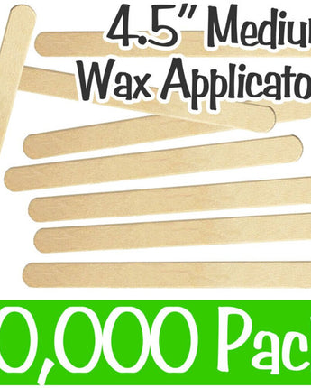 Medium Waxing Sticks - 4.5&quot; Long x 3/8&quot; Wide / 10 Boxes of 1,000 = Case of 10,000 by Xen Stix