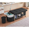 Meenu Japanese Head Spa and Shampoo Massage Bed with Matching Stool / Black by Meishida