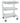 Meishida 3 Shelf Trolley Cart