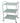 Meishida Glass Cart with 3 Shelves