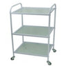 Meishida Glass Cart with 3 Shelves