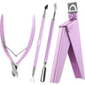 MelodySusie Acrylic Nail Clippers 4 in 1 Kit - Purple