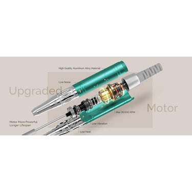 MelodySusie (MB450C) Rechargeable Nail Drill 35,000RPM - Jade Plus