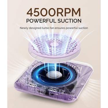 MelodySusie SProF Nail Dust Collector Kit Rechargeable Dust Collector - Purple