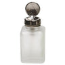 Menda One Touch Liquid Pump - Clear Frosted Glass / 6 oz.