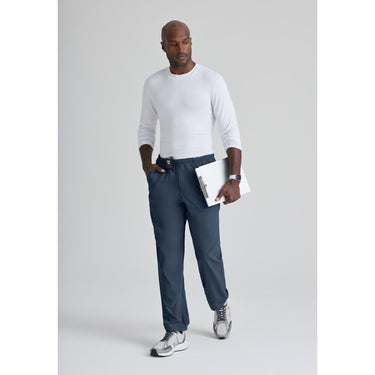 Men's Amplify Scrub Pant - Barco One Collection / Color - Steel / Fit - Regular, Short, Tall / Sizes - XS, S, M, L, XL, 2XL, 3XL by Barco Uniforms
