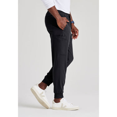 Men's Rally Jogger Scrub Pant - Barco Unify Collection / Color - Black / Fit - Regular, Short, Tall / Sizes - XS, S, M, L, XL, 2XL, 3XL by Barco Uniforms
