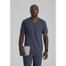 Men's Rally Scrub Top - Barco Unify Collection / Color - Steel / Fit - Regular / Sizes - XS, S, M, L, XL, 2XL, 3XL by Barco Uniforms