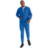 Men's React Warmup Scrub Jacket - Greys Anatomy Spandex Stretch Collection / Color - New Royal / Fit - Regular / Sizes - XS, S, M, L, XL, 2XL, 3XL by Barco Uniforms
