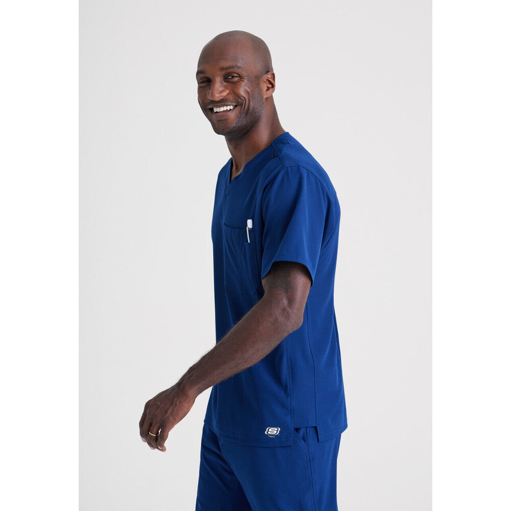 Men's Structure Scrub Top - Skechers Collection / Color - Navy