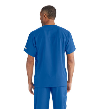 Men's Structure Scrub Top - Skechers Collection / Color - New Royal / Fit - Regular / Sizes - XS, S, M, L, XL, 2XL, 3XL by Barco Uniforms