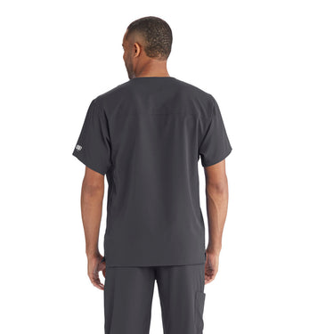 Men's Structure Scrub Top - Skechers Collection / Color - Pewter / Fit - Regular / Sizes - XS, S, M, L, XL, 2XL, 3XL by Barco Uniforms
