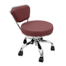 Merel Pedicure Stool / Burgundy by HANS Equipment