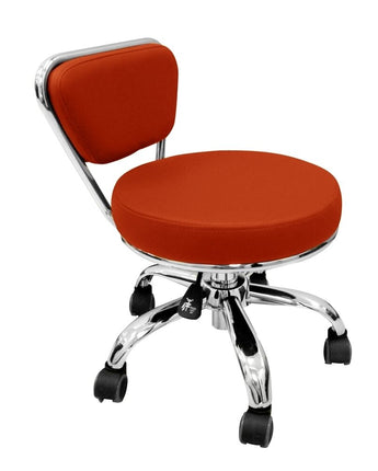 Merel Pedicure Stool / Red by HANS Equipment