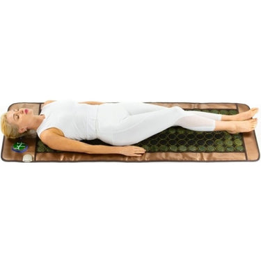 Mesh JT Mat Full 7224 Soft InfraMat Pro | Far Infrared Radiation Therapy (FIR) + Negative Ion Therapy + Gemstone Therapy: Jade + Tourmaline (JT)