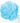 Mesh Sponge Bath Pouf - Light Blue / 150 Pack