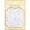Metallic Christmas Nail Art Sticker Decal - Pack #4 - Each