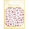 Metallic Christmas Nail Art Sticker Decal - Pack #5 - Each
