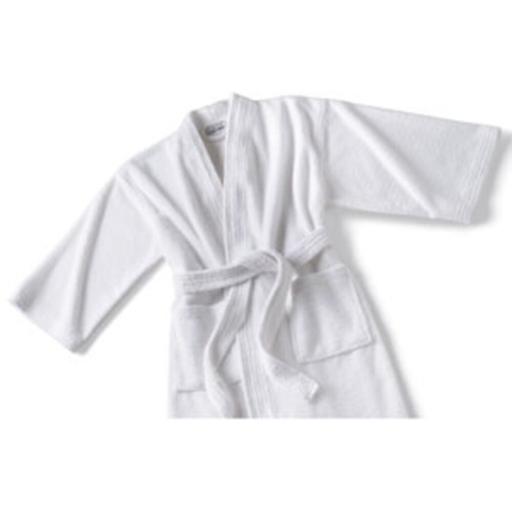 Micro Terry Kimono Robe / White by Boca Terry – Pure Spa Direct
