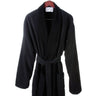 Microfiber Roll Collar Robe / Black / Regular