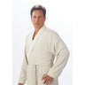 Microfiber Roll Collar Robe / Natural / Regular / Pockets