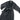 Microfiber Shawl Collar Robe - Black / Black Cotton-Poly Lining by Boca Terry