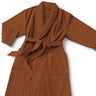 Microfiber Shawl Collar Robe - Terracotta / Terracotta Cotton-Poly Lining by Boca Terry