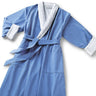 Microfiber Shawl Collar Robe - Wedgewood / White Cotton-Poly Lining by Boca Terry