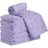 Microfiber Towels, 16" x 29" - Lilac / 10 Pack by Soft 'N Style