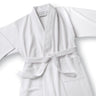 Microtec Kimono Robe - Pineapple - 85% Poly / 15% Nylon / White by Boca Terry