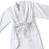 Microterry Kimono Robe / White by Boca Terry