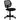 Mid-Back Black Mesh Spa/Salon Technician Chair by BIGA