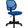 Mid-Back Blue Mesh Spa/Salon Technician Chair by BIGA