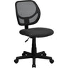 Mid-Back Gray Mesh Spa/Salon Technician Chair by BIGA