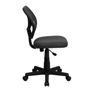 Mid-Back Gray Mesh Spa/Salon Technician Chair by BIGA