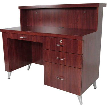 Mid-Town Reception Desk / 48"W x 24"D x 42"H / 50 Color Choices / Made to Order - Ships in 8-9 Weeks by Collins