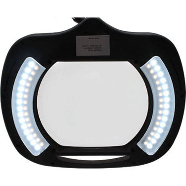 Mighty Vue Pro 5D Magnifying Lamp with Color Temperature Controls - ESD Safe / Large 7.5" x 6.2" 5-Diopter Crystal-Clear Glass Lens - 2.25x Magnification by Aven