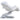 Mikaela II Grand 4-Motor Medical Spa Chair / Rotates 240 Degrees / Light Grey