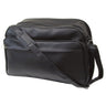 Milan Collection Vinyl Carryall Tote, Black
