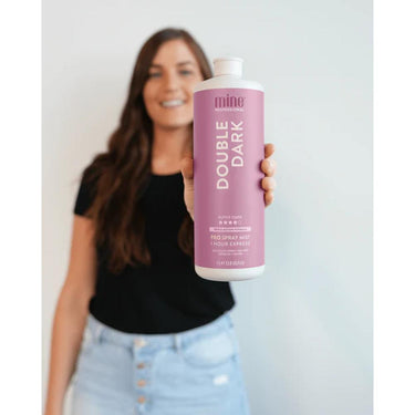 MineTan Double Dark Pro - Professional Spray Tan Solution / 33.8 oz. - 1 Liter