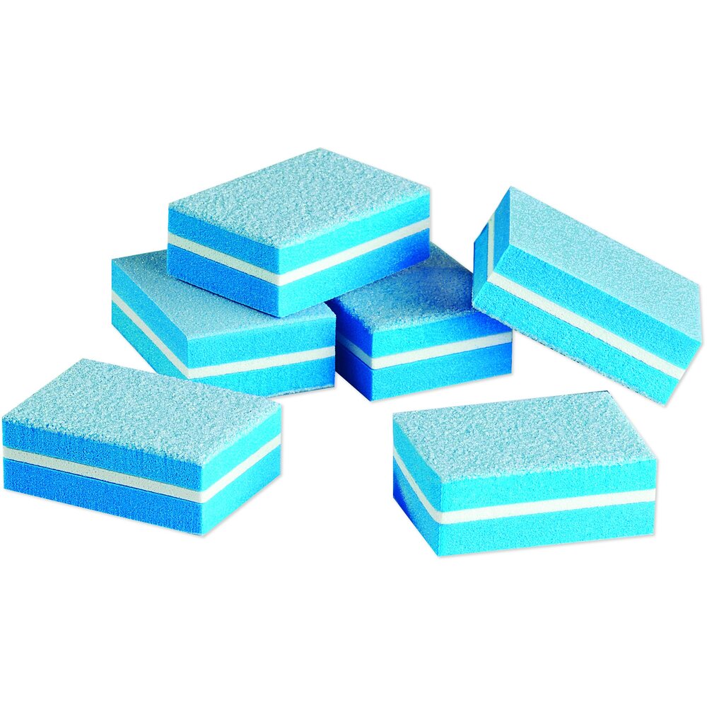 Mini Buffing Blocks - 100/180 Grit - Blue / 24 pack by DL Pro – Pure ...