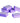 Mini Buffing Blocks - 80/80 Grit - Purple / 24 pack by DL Pro