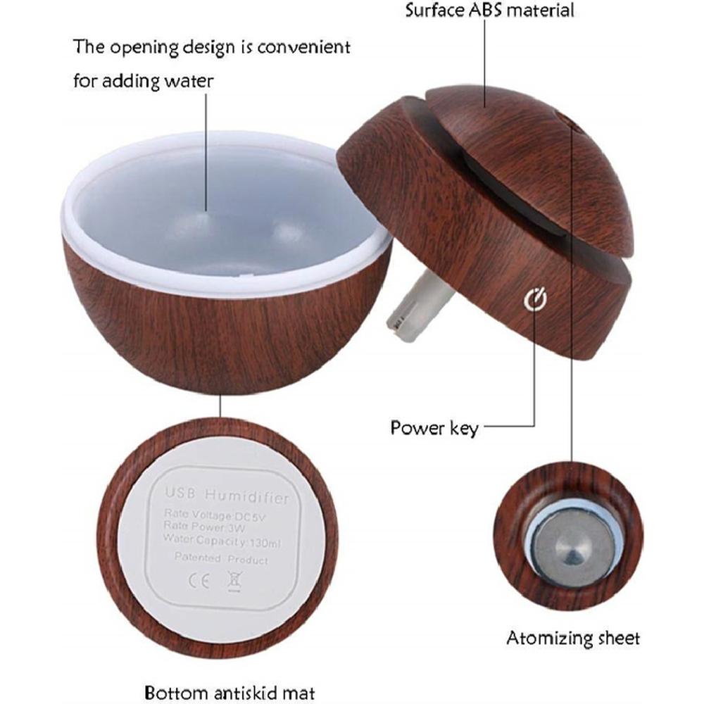Direct Diffuser Mini Diffuser Ultrasonic Aroma / Dark Wood – Pure Spa Direct